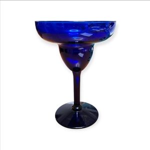 Vintage Cobalt Blue Margherita Glass